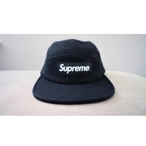 New Supreme Featherweight Wool Cap Black